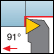Exter. triangulaire, Att. 90°
