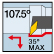 Inter. rhomb. 35°, att. 107.5°