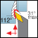 Exter. rhomb. 35°, att. 112°