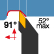 Exter. rhomb. 35°, att. 91°