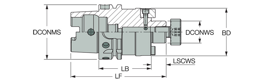 HSK A100 SEM1 1/2X2.36C