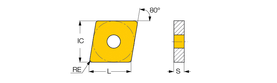 CNMG 120408-VL IC804
