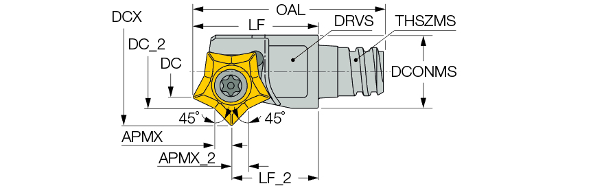 ‎CH45-19/.75-3-MMT10-PN06