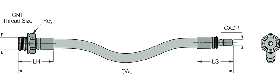 JHP QC HOS G1/8-CPM5/16-2